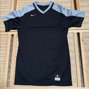 Nike Black and Gray Athletic Jersey